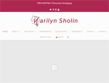 Tablet Screenshot of marilynsholin.com